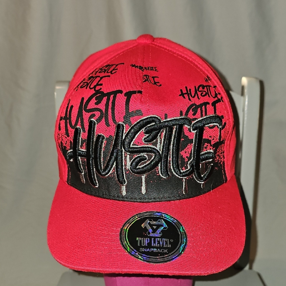 Top Level HUSTLE Snap Back Cap